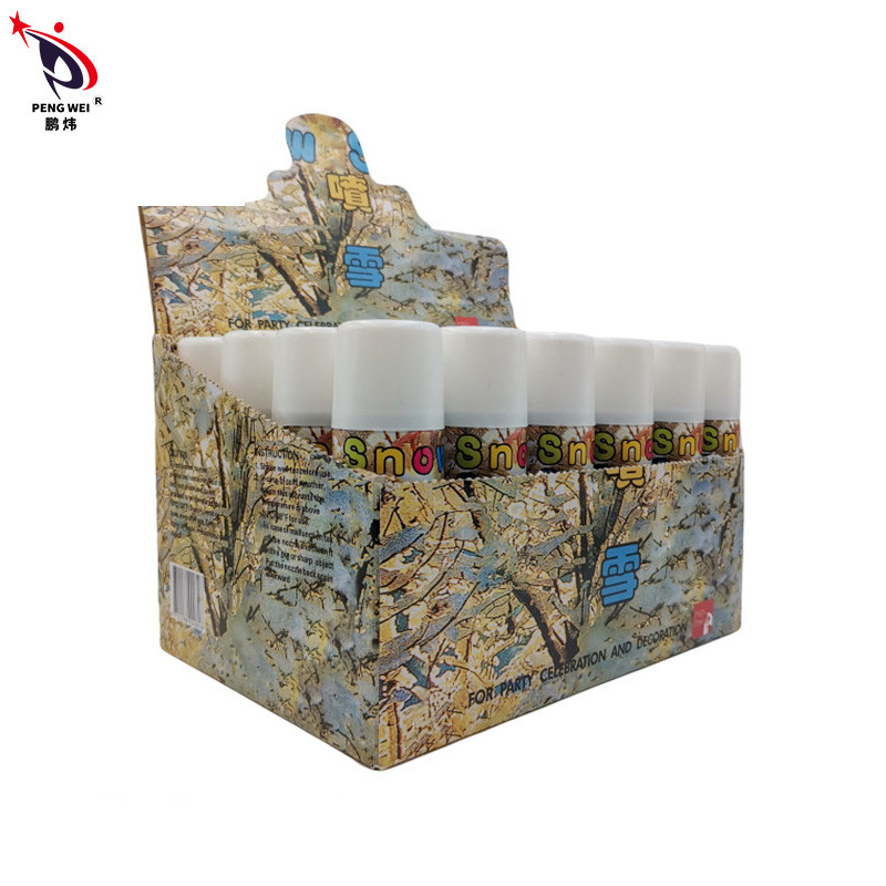 Spruzzo artificiale 150ml Taiwan durevole multicolore della neve dell'albero di falsificazione della latta