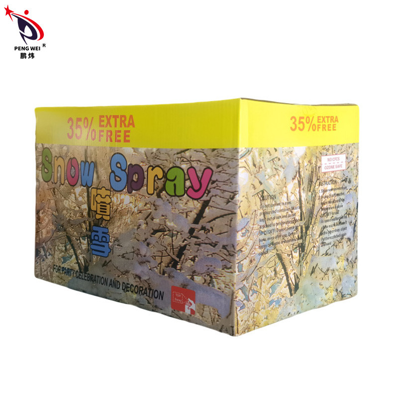 Spruzzo artificiale 150ml Taiwan durevole multicolore della neve dell'albero di falsificazione della latta
