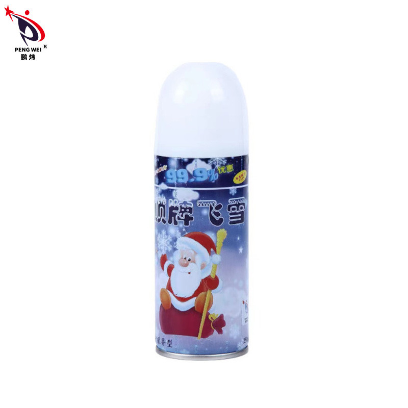 ISO9001 Santa Artificial Snow Spray Multicolor 50g 80g pratica