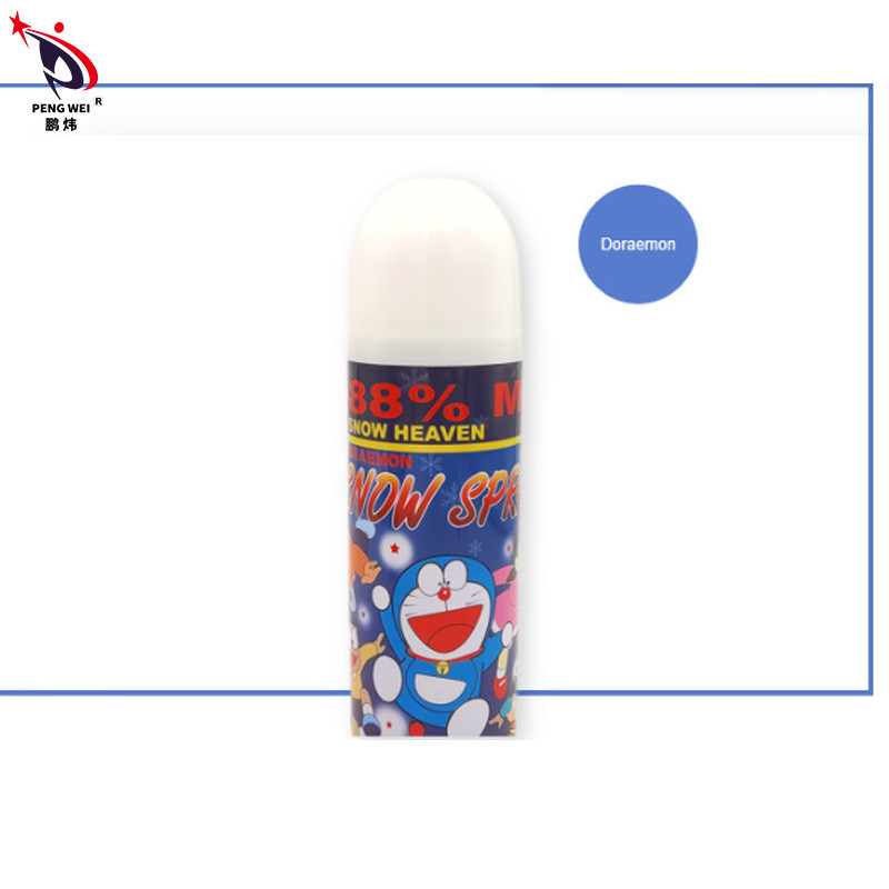 Bene durevole multicolore di Doraemon dello spruzzo artificiale falso temporaneo della neve per l'albero