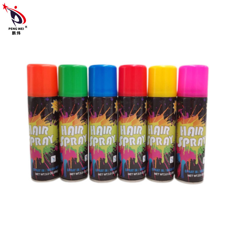spruzzo di colore dei capelli del partito di 150ml Multiscene, spruzzo temporaneo inoffensivo di colore della tintura per capelli
