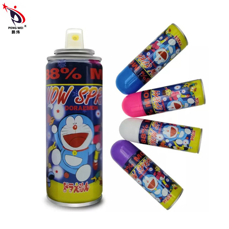 Bene durevole multicolore di Doraemon dello spruzzo artificiale falso temporaneo della neve per l'albero