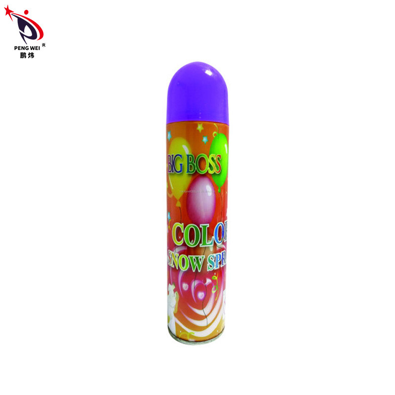 Bomboletta spray falsa multicolore della neve della latta, spruzzo della neve per il capo Snow Spray di Natale