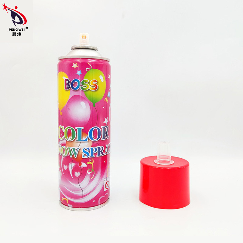 Bomboletta spray falsa multicolore della neve della latta, spruzzo della neve per il capo Snow Spray di Natale