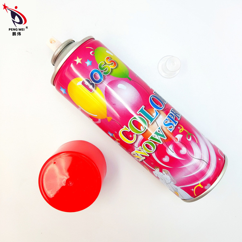 Il Natale multicolore simula la neve spruzza il capo multiuso Snow Spray di Smudgeproof