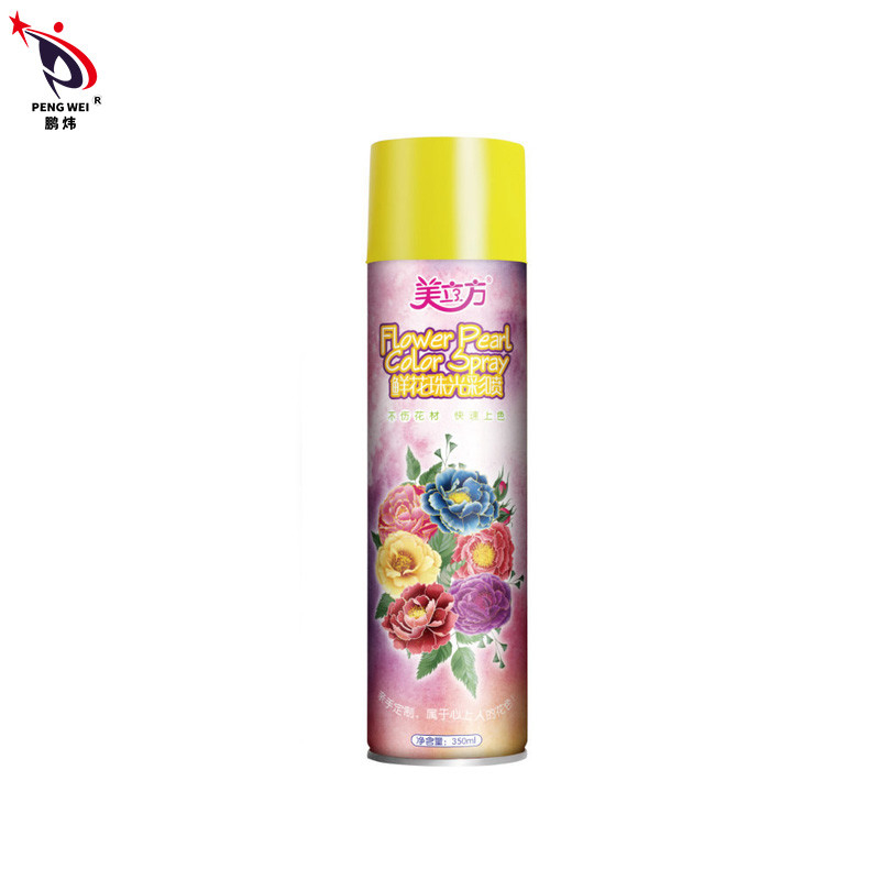 Spruzzo di colore della perla del fiore di MSDS 350ml, spruzzo della pittura della latta per i fiori