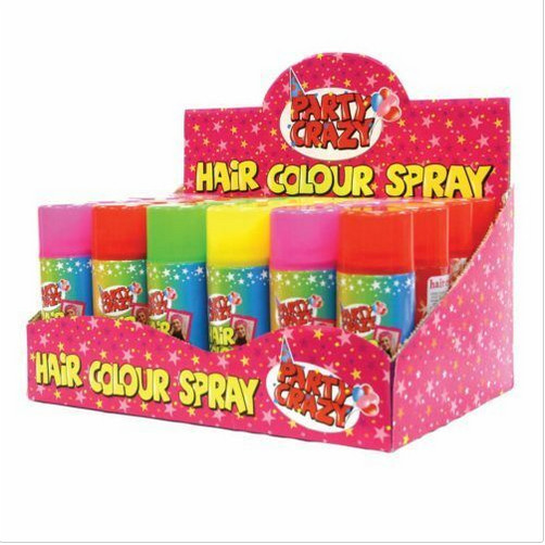 il colore lavabile dei capelli di 45x110MM spruzza i 6 colori inodori ordinati