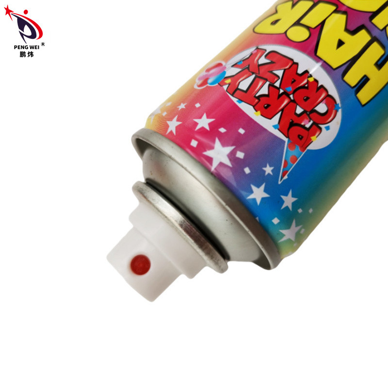il colore lavabile dei capelli di 45x110MM spruzza i 6 colori inodori ordinati