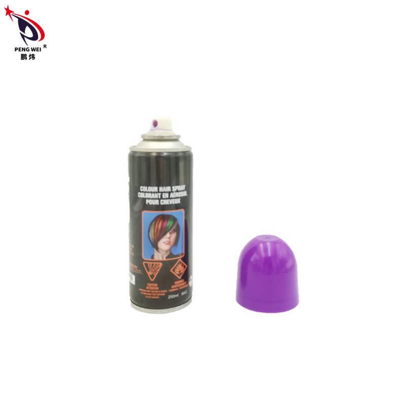 Tin Temporary Hair Dye Spray non tossico, spruzzo porpora di colore dei capelli di Smudgeproof