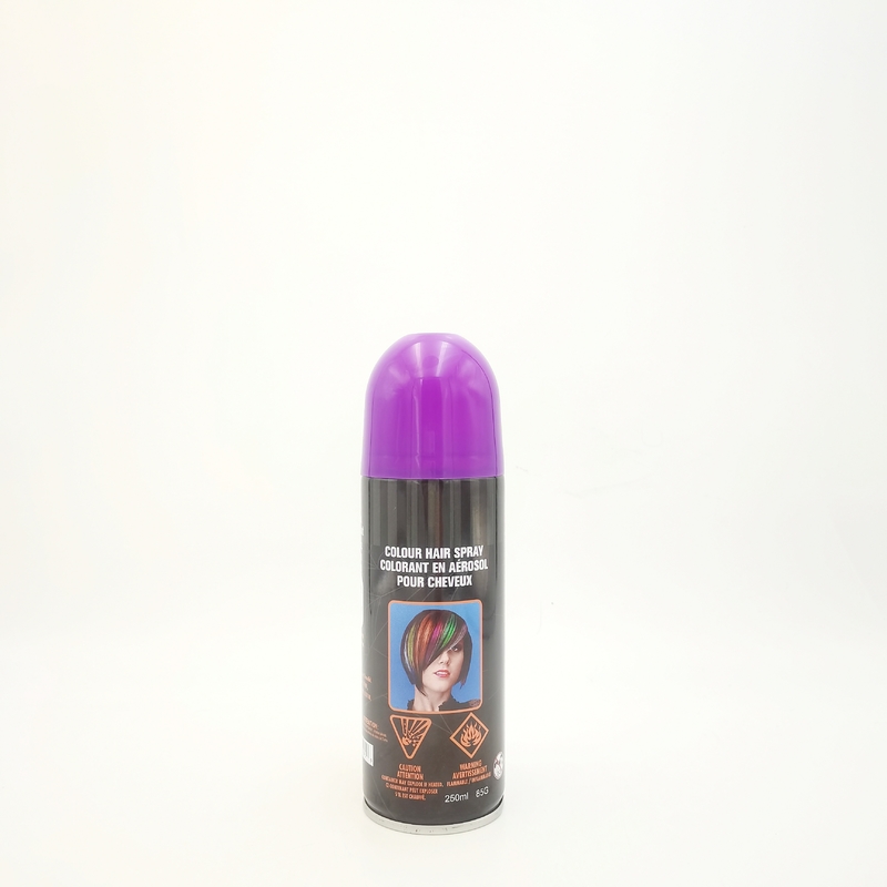 Tin Temporary Hair Dye Spray non tossico, spruzzo porpora di colore dei capelli di Smudgeproof