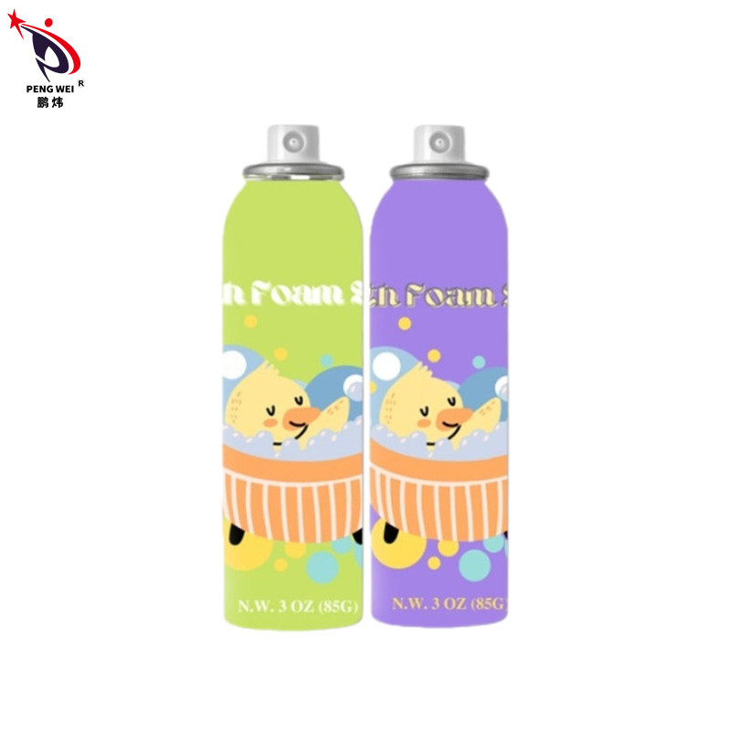 Multifunzionale variopinto della latta del bagno dello spruzzo non tossico della schiuma per i bambini