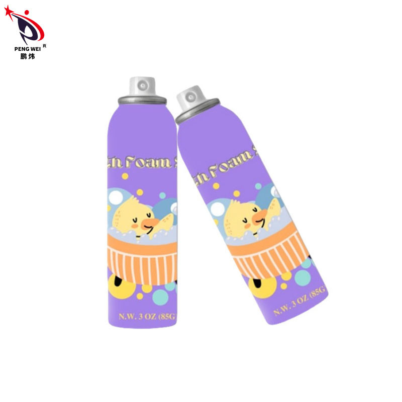 colore porpora del bagno 150ml della schiuma del pulitore di alluminio dello spruzzo per i bambini