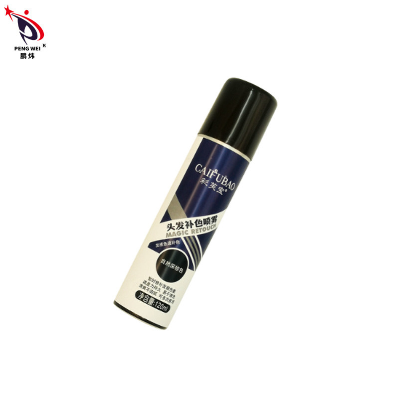 spruzzo tonico 50*150mm di Brown scuro della natura degli spruzzi di colore dei capelli di radice di riparazione 120ml