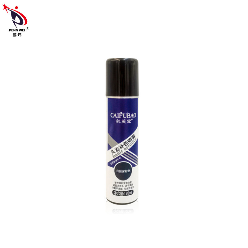spruzzo tonico 50*150mm di Brown scuro della natura degli spruzzi di colore dei capelli di radice di riparazione 120ml