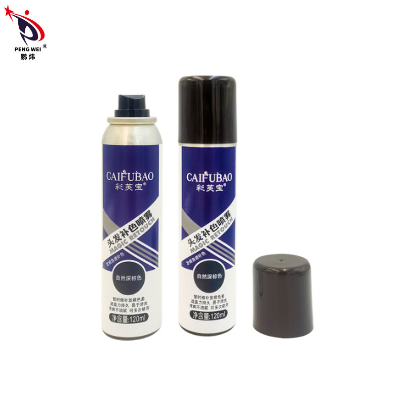 spruzzo tonico 50*150mm di Brown scuro della natura degli spruzzi di colore dei capelli di radice di riparazione 120ml