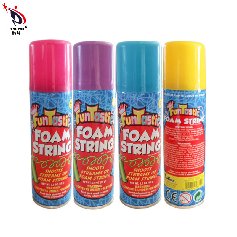 Corda pazza ISO9001 di colore 3OZ della corda del partito sciocco non infiammabile dello spruzzo