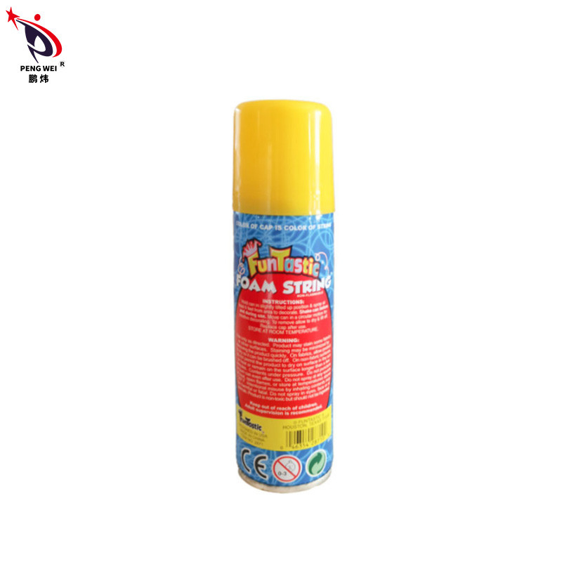 Corda pazza ISO9001 di colore 3OZ della corda del partito sciocco non infiammabile dello spruzzo