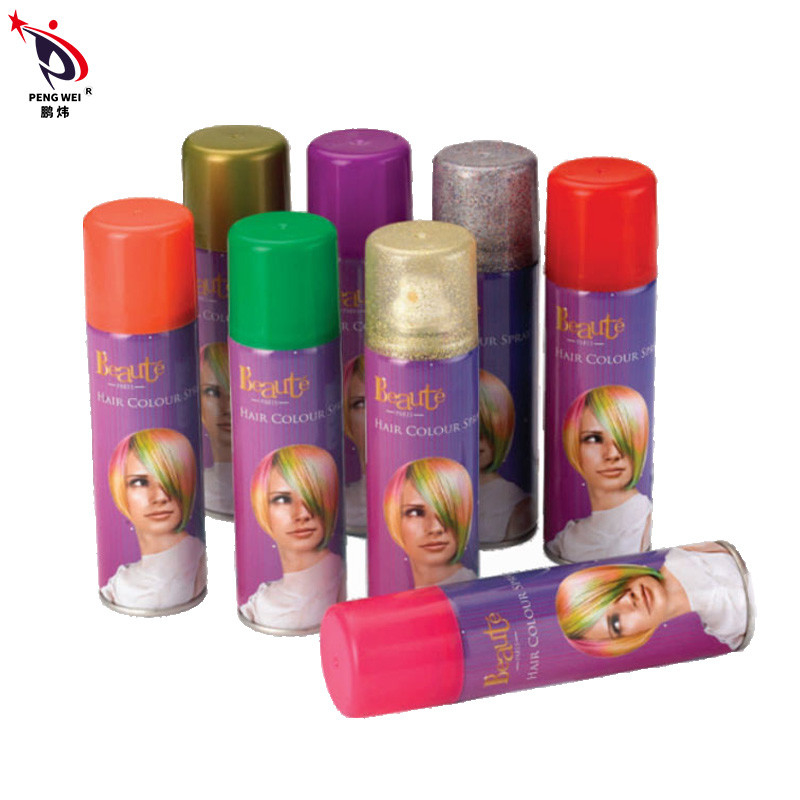La buona tintura della lacca per capelli 150ml di scintillio di Halloween di fragranza splende lo spruzzo di colore dei capelli