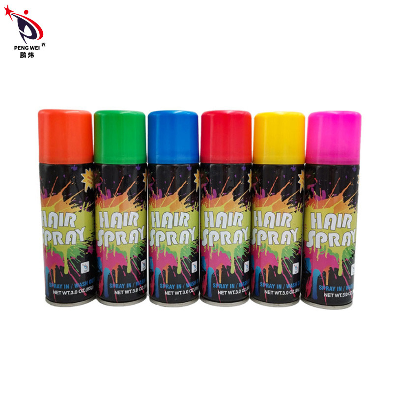 etichetta privata dei capelli 250ml di colore dello spruzzo lavabile temporaneo della tintura