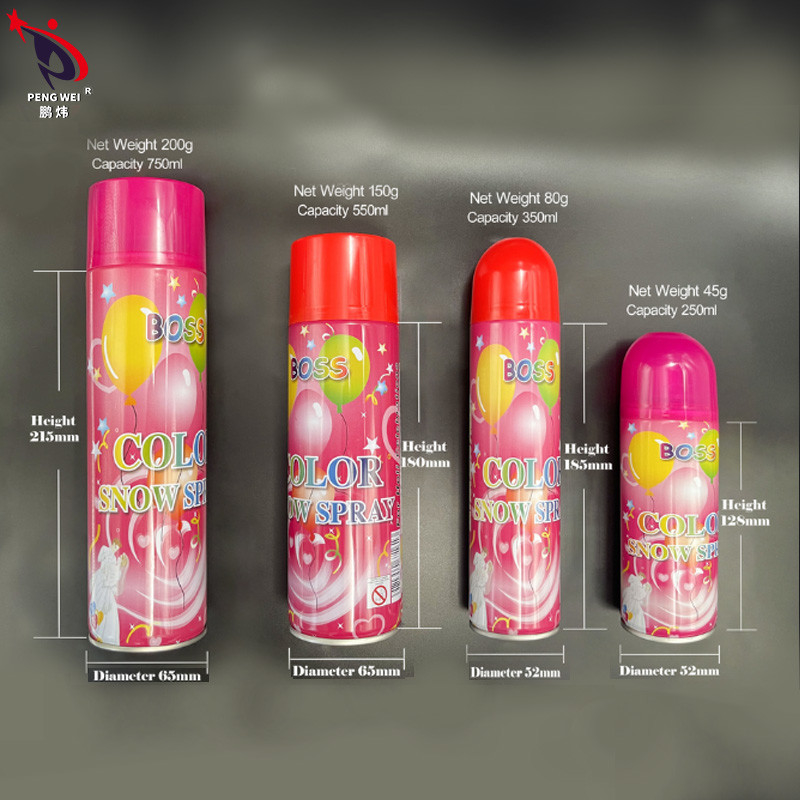 capo artificiale Foam Snow Spray di carnevale della festa di compleanno di Natale di colore dello spruzzo della neve 200g