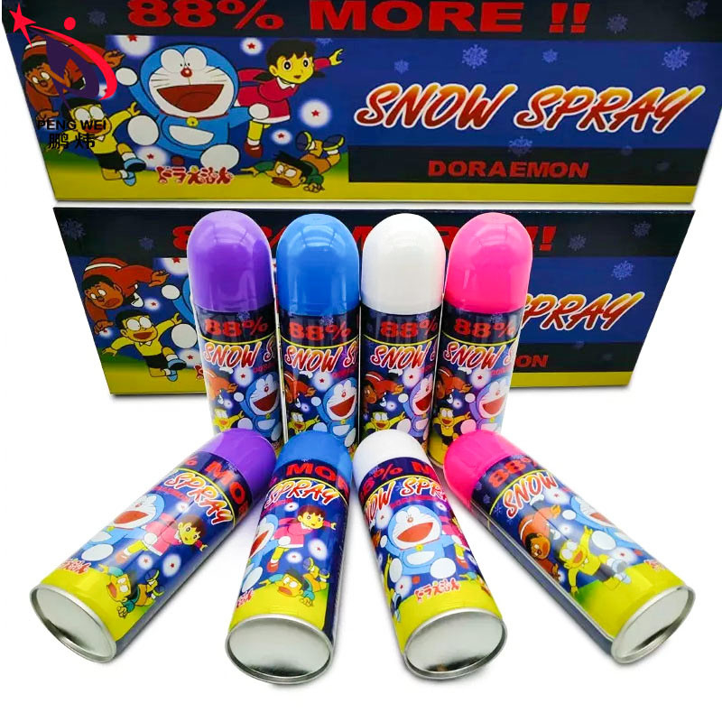 ricreazione artificiale della festa nuziale di Natale dello spruzzo della neve di Doraemon di multi colore 250ml