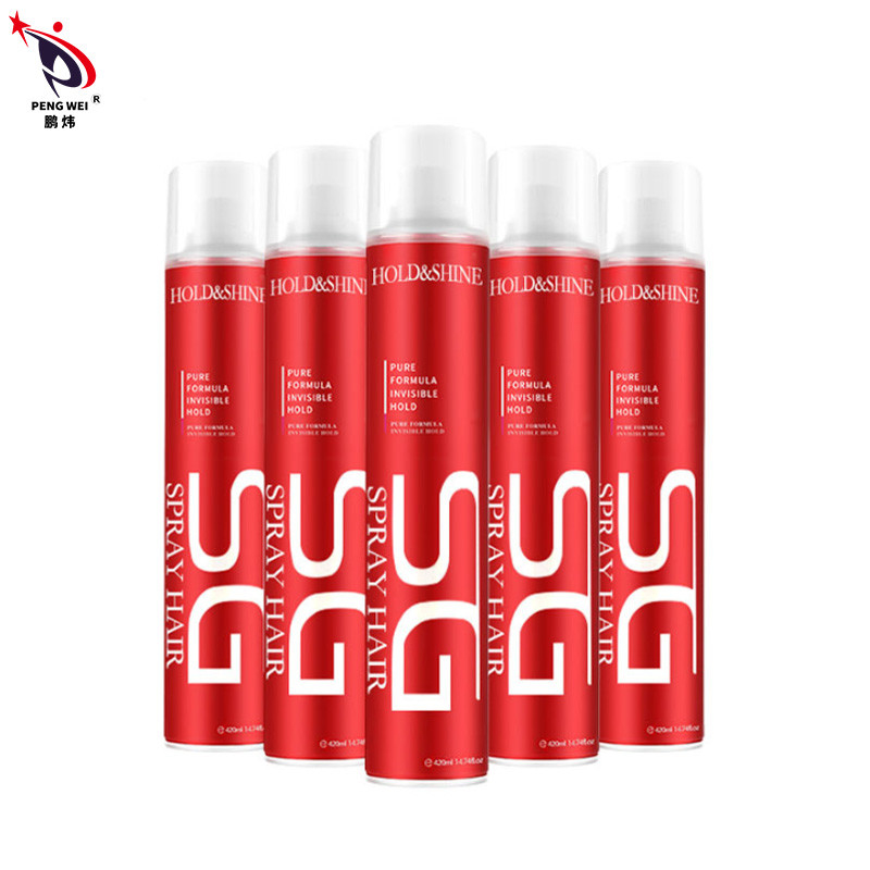 Capelli duri di fragranza asciutta rapida della lacca per capelli del salone che disegnano la forte lacca per capelli 420ml della tenuta