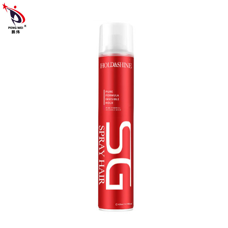 Capelli duri di fragranza asciutta rapida della lacca per capelli del salone che disegnano la forte lacca per capelli 420ml della tenuta