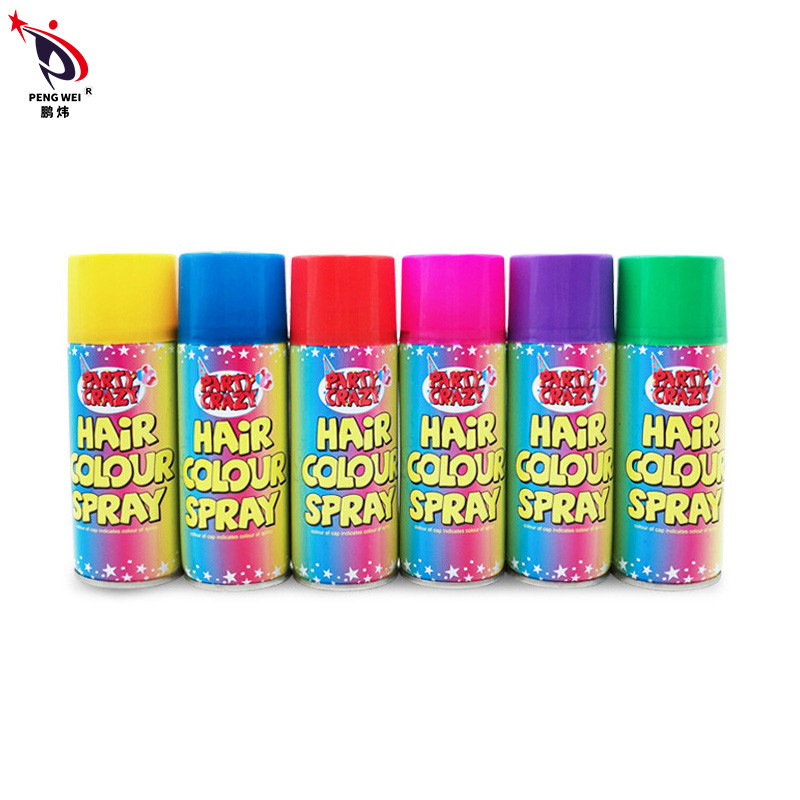Il colore istantaneo temporaneo pazzo dei capelli del partito spruzza lavabile eliminabile magico 250ml