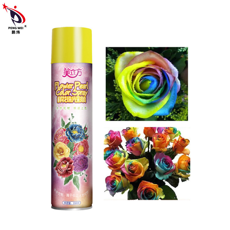 Fiorista Rose Gold Flower Paint Spray 350ml di colore per l'imballaggio del regalo del fiore