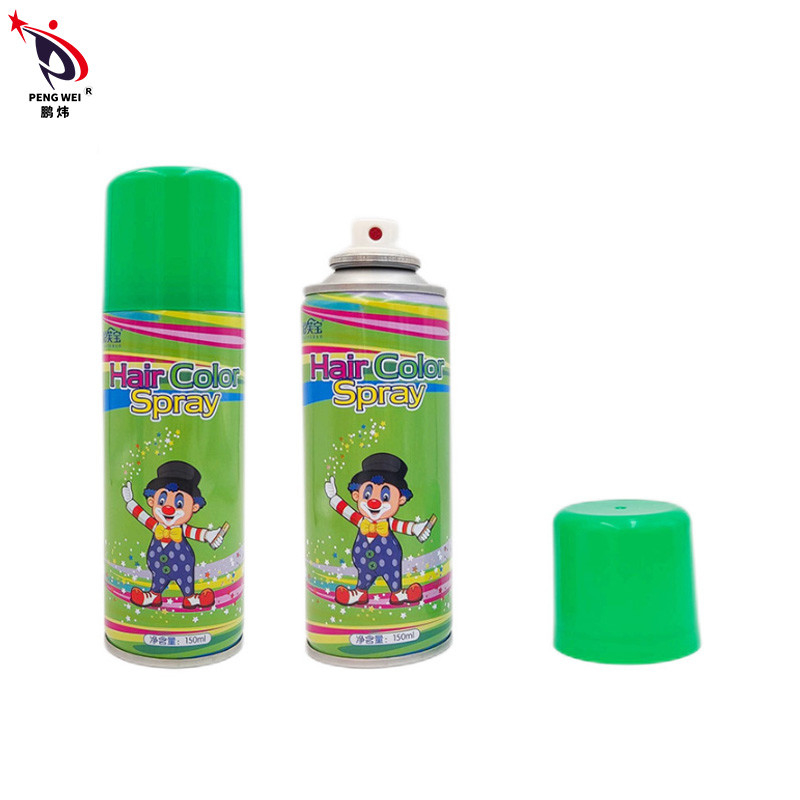 il colore temporaneo eliminabile dei capelli 250ml spruzza la designazione dei capelli spruzza la decorazione unisex del partito