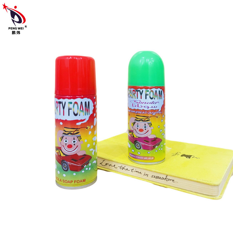 OEM schiuma per spray neve colorata artificiale 200 ml profumo di limone