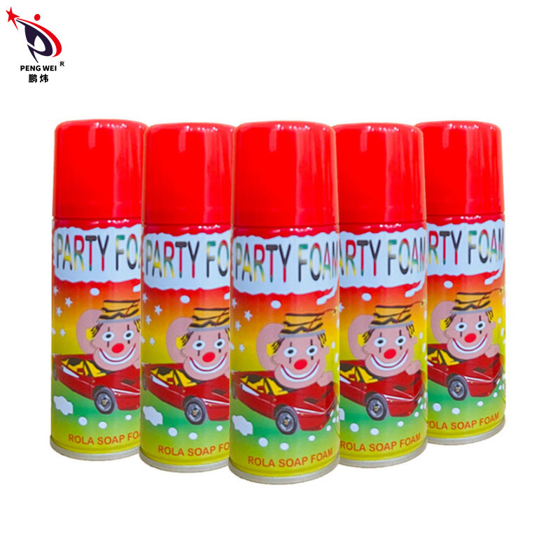 OEM schiuma per spray neve colorata artificiale 200 ml profumo di limone