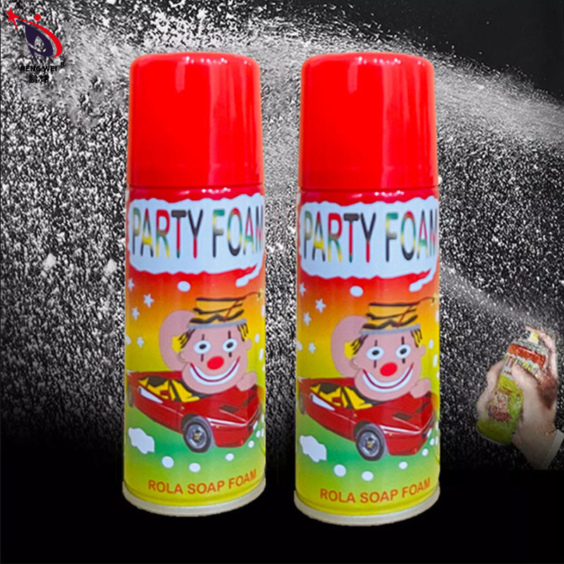 OEM schiuma per spray neve colorata artificiale 200 ml profumo di limone