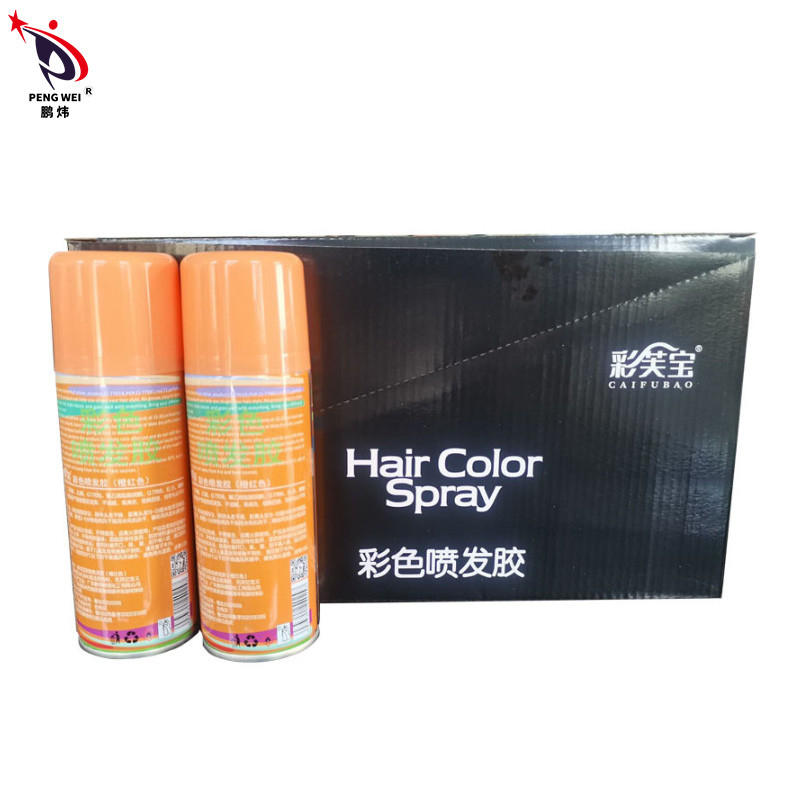 Spray colorante per capelli ecologico per festeggiamenti