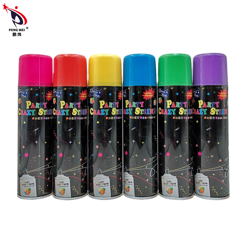Colorevole Silly String Spray Party Crazy String Ribbon per il Festival del Ringraziamento