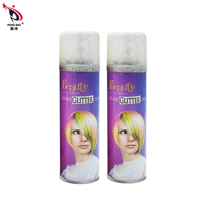 bene durevole non tossico dei capelli 200ml di scintillio dello spruzzo di colore inoffensivo dell'oro