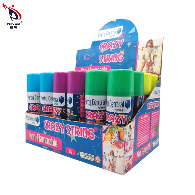 Crazy Prank party streamer spargete stringhe forniture di nozze Favori Colori assortiti