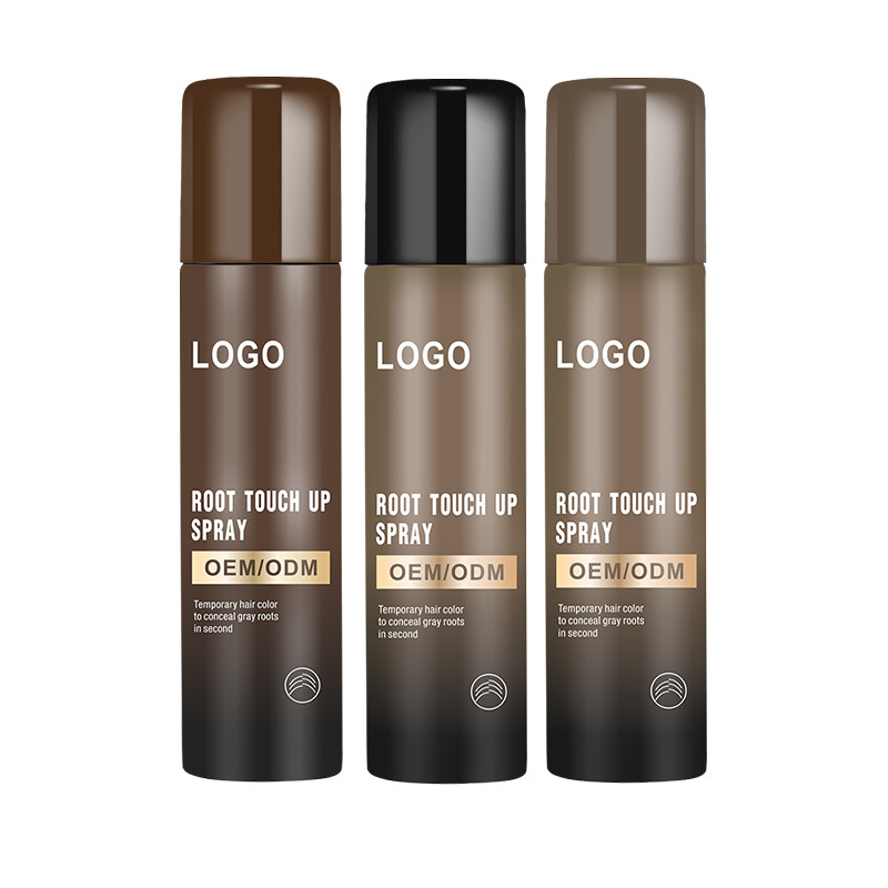 EN71 Spray per colori per capelli Ritorno istantaneo Copertura della radice Colore naturale Rinfrescante Grigio Concealer Spray