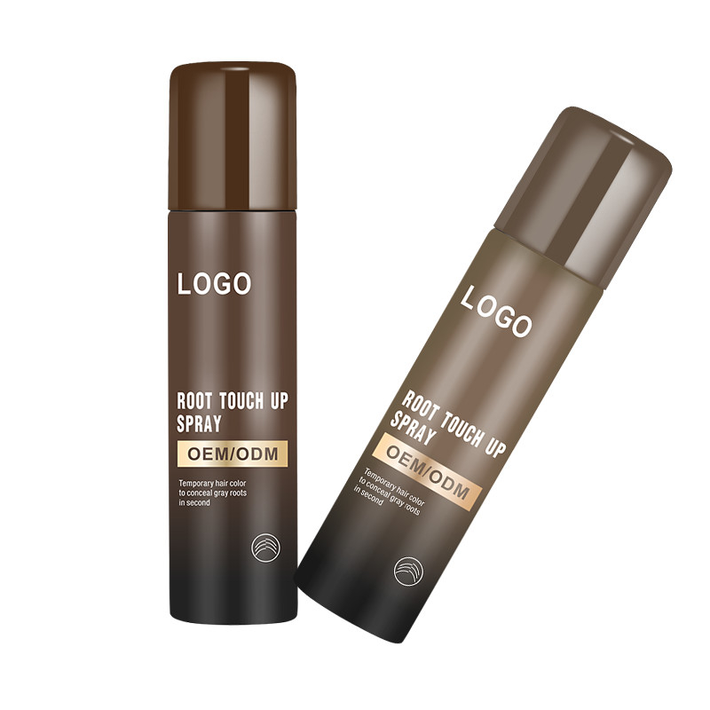 EN71 Spray per colori per capelli Ritorno istantaneo Copertura della radice Colore naturale Rinfrescante Grigio Concealer Spray