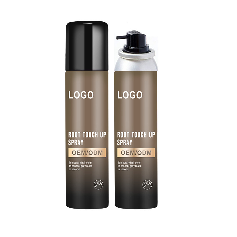 EN71 Spray per colori per capelli Ritorno istantaneo Copertura della radice Colore naturale Rinfrescante Grigio Concealer Spray