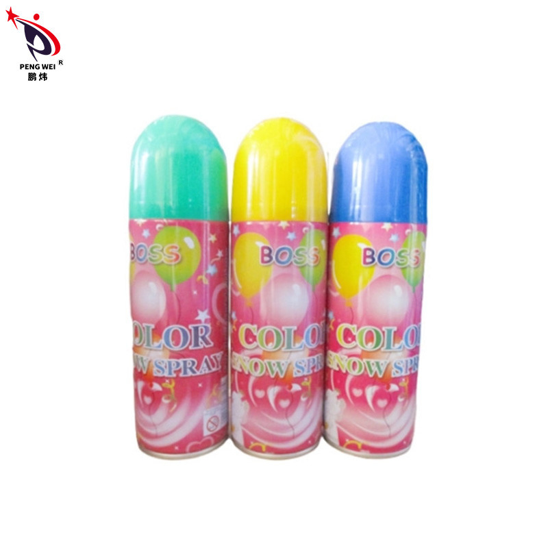 Spray per neve artificiale bianco o colorato 400ml Celebrazione del festival