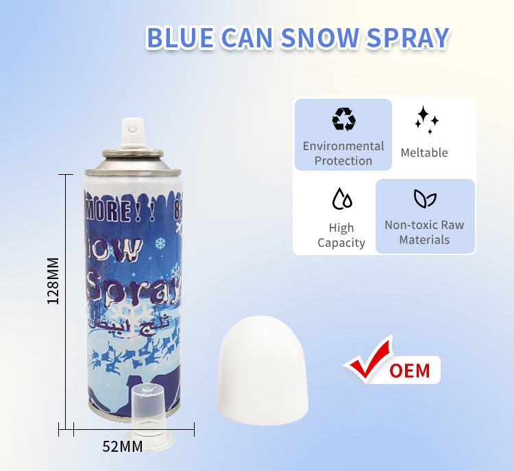 250 ml Good Formula Foam Snow Spray Festa di nozze Festa di nozze Spray di neve in lattina