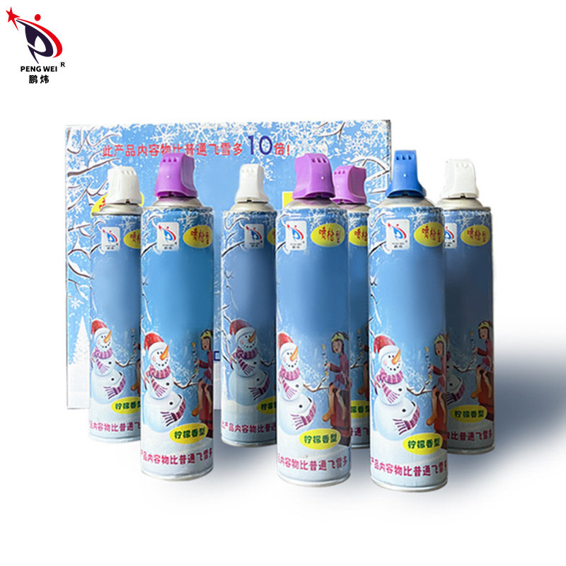 500ml Grandi capacità sparafucili schiuma di neve spray festa Decorazione di Natale