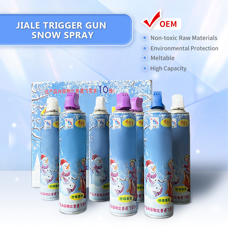 500ml Grandi capacità sparafucili schiuma di neve spray festa Decorazione di Natale