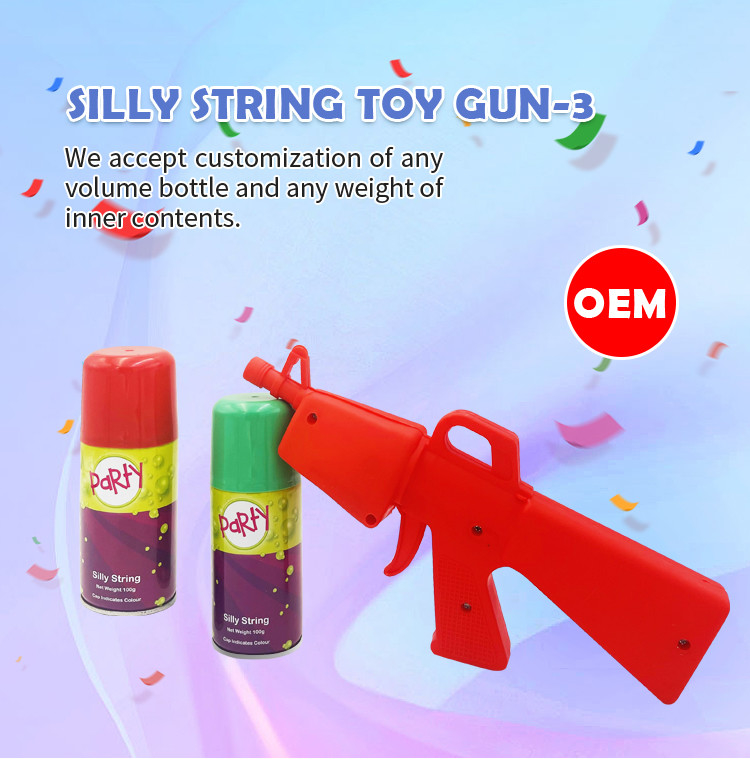 Festa di Halloween Non infiammabile Crazy String Toy Gun per bambini 8+