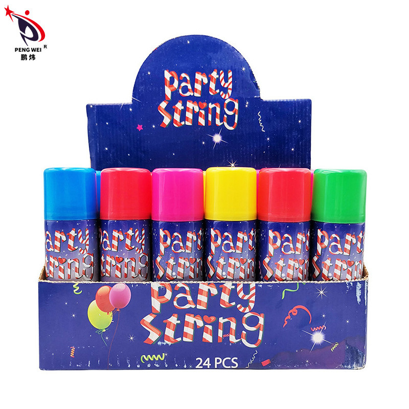 Custom Made Funny 80g Colorato Silly String Spray Celebrazione del matrimonio