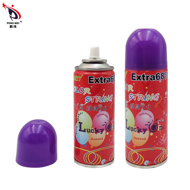 Sicuri colorati folli stringa spray Halloween scherzi non infiammabili